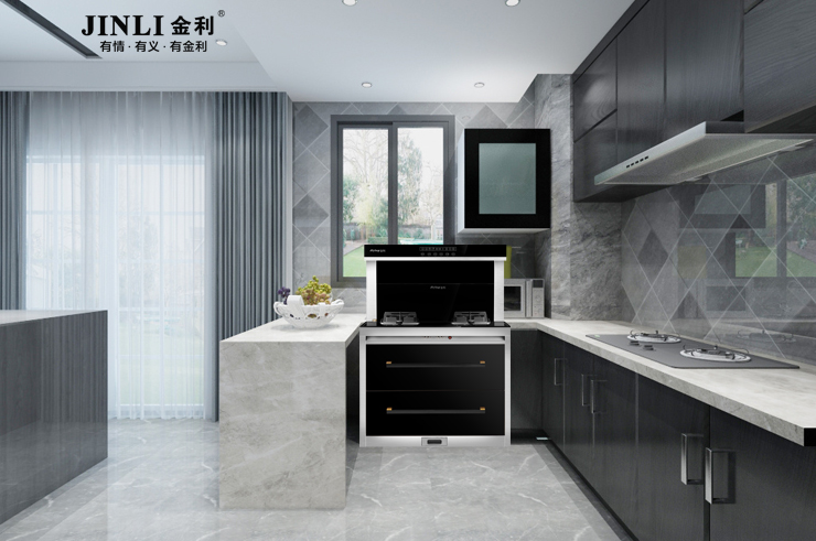 金利集成灶打造开放式厨房新理念