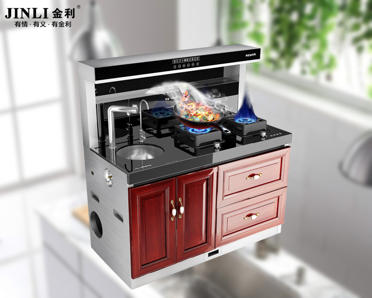 金利集成灶:独特的外观和强大的功能双兼顾