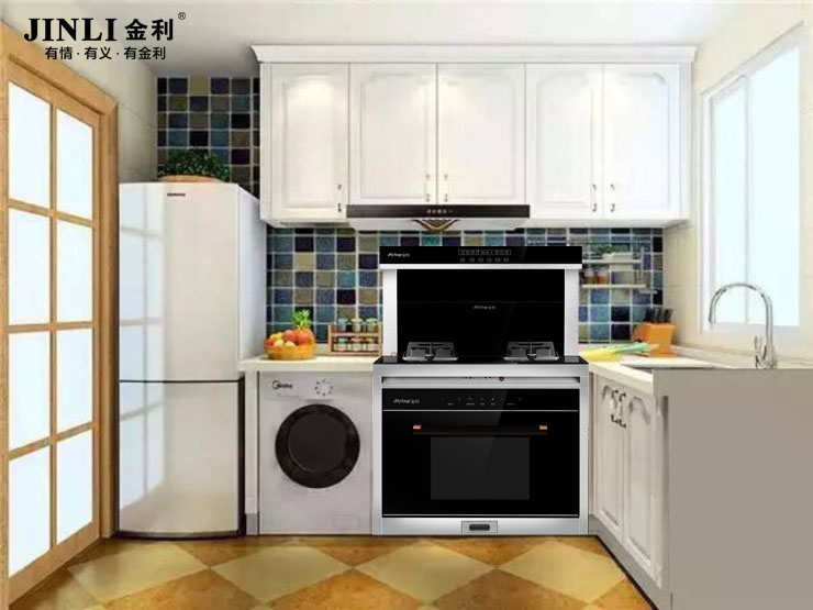 金利集成灶配厨房正如好马配好鞍