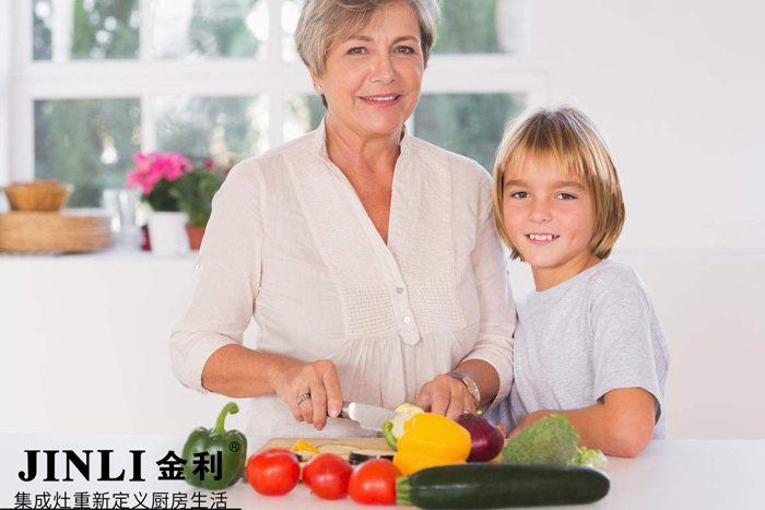 金利集成灶还你一个空气清新的开放式厨房