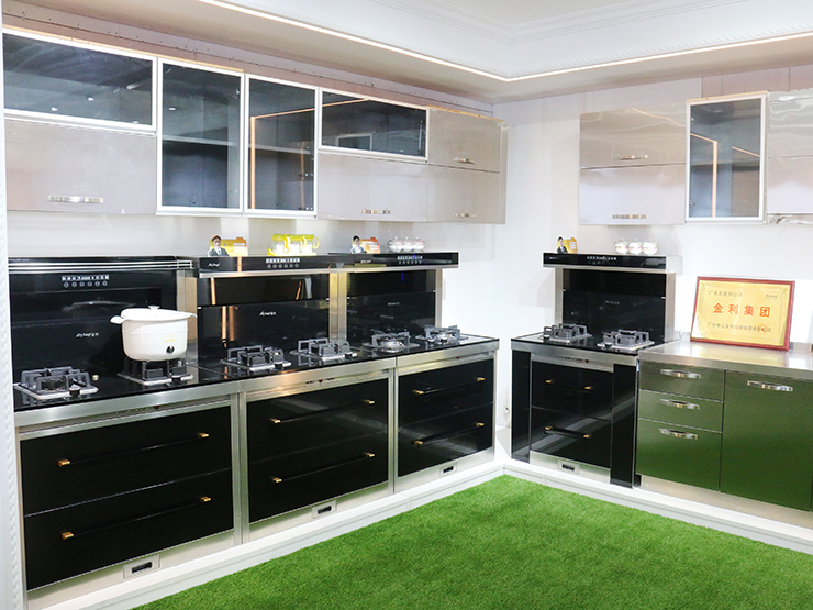 中山展会进行时 到访金利集成灶参观考察的客户客似云来