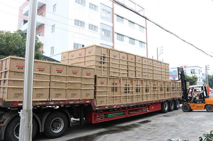 金利集成灶排单发货，市场供不应求持续