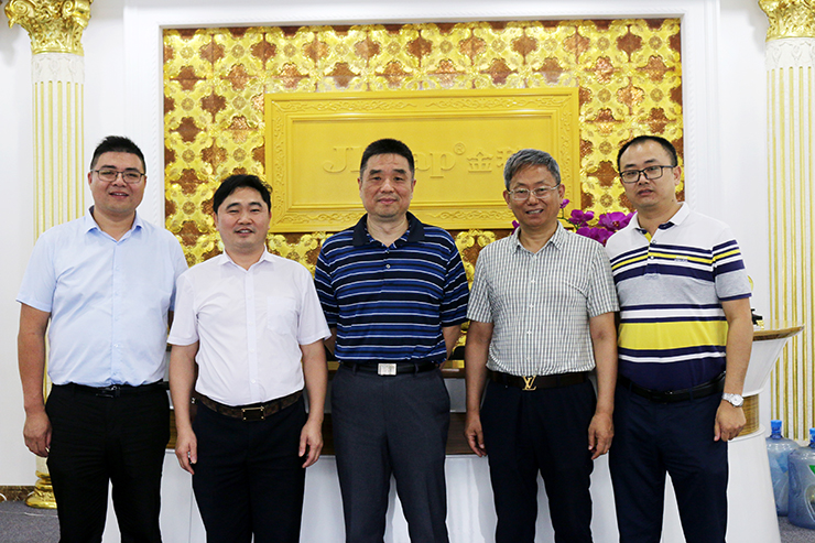 热烈欢迎顺德江苏商会领导一行莅临金利公司考察并指导工作