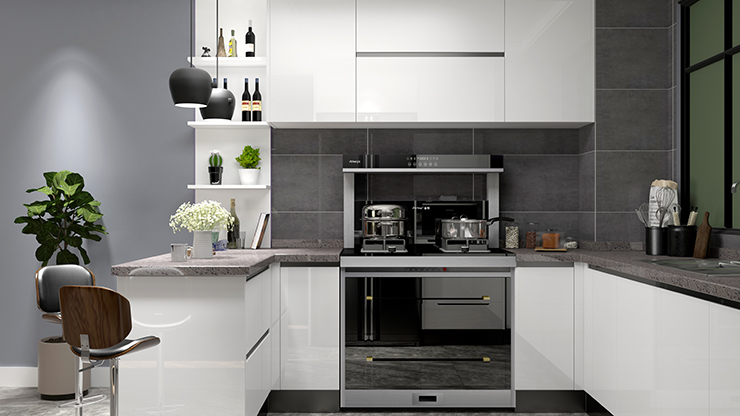 金利集成灶改变您的厨房格局，让你走在时尚生活的前沿