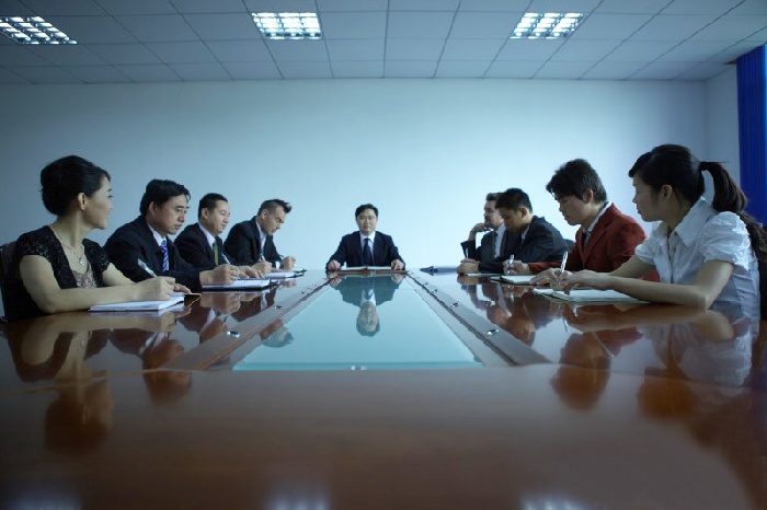 金利集成灶高层开会学习