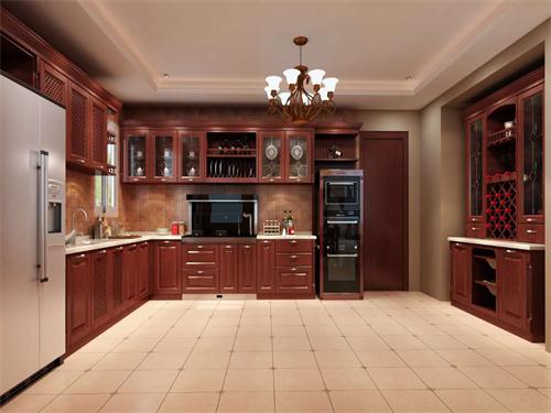 金利集成灶整体厨房效果