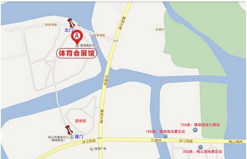 金利集成灶参加绍兴市装修博览会地图