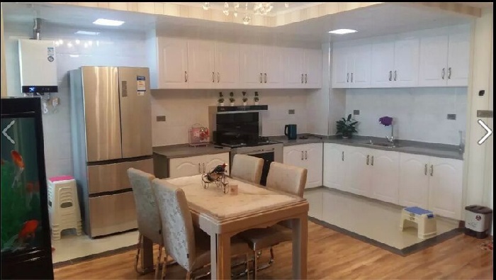 金利集成灶使用用户装修好的开放式厨房