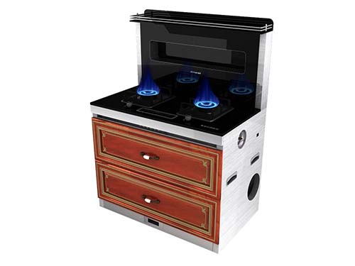 金利集成灶金典98A实木三