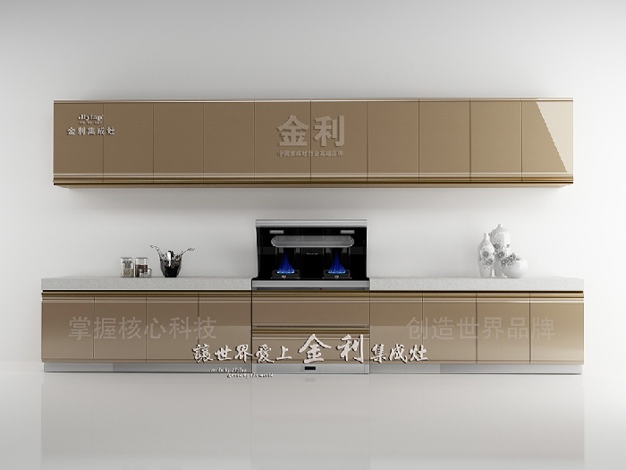 金利集成地烤漆系列搭配效果图